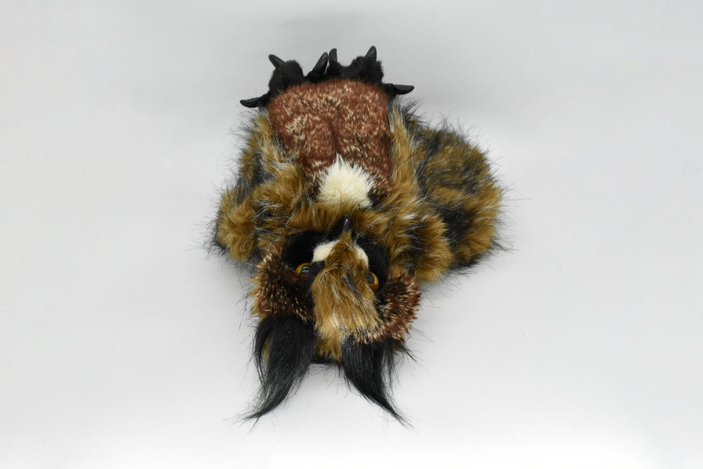 Great Horned Owl, Hand Puppet, Very Nice Plush Bird, Stuffed Animal, Educational, Realistic, Lifelike, Replica, Gift,      18"     F1042 B99