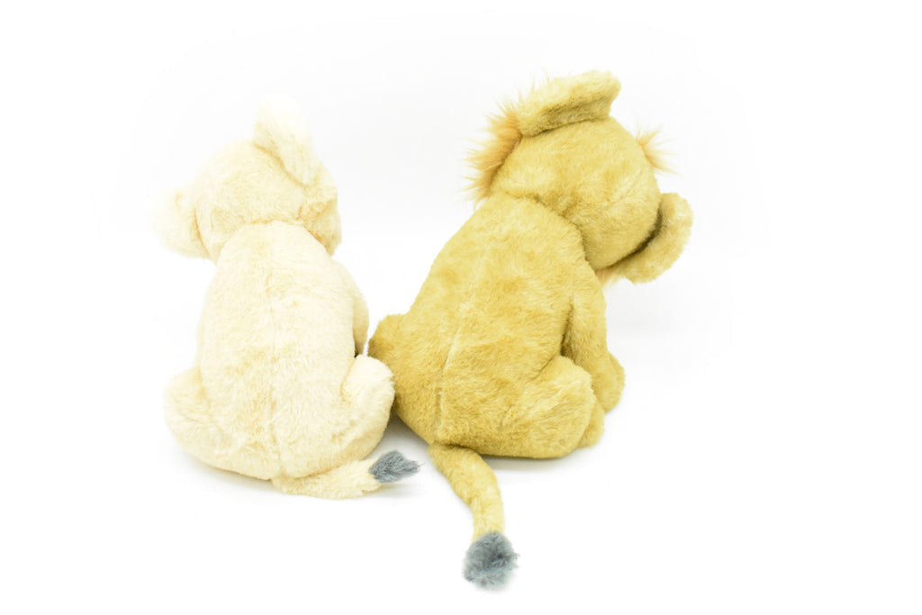 African lion Cubs, Male and Female Pair, Baby, Lion Cubs, Very nice Plush Animal, Soft, Realistic Toy Figure, Model, Replica, Kids, Educational,  10 Inches. 
