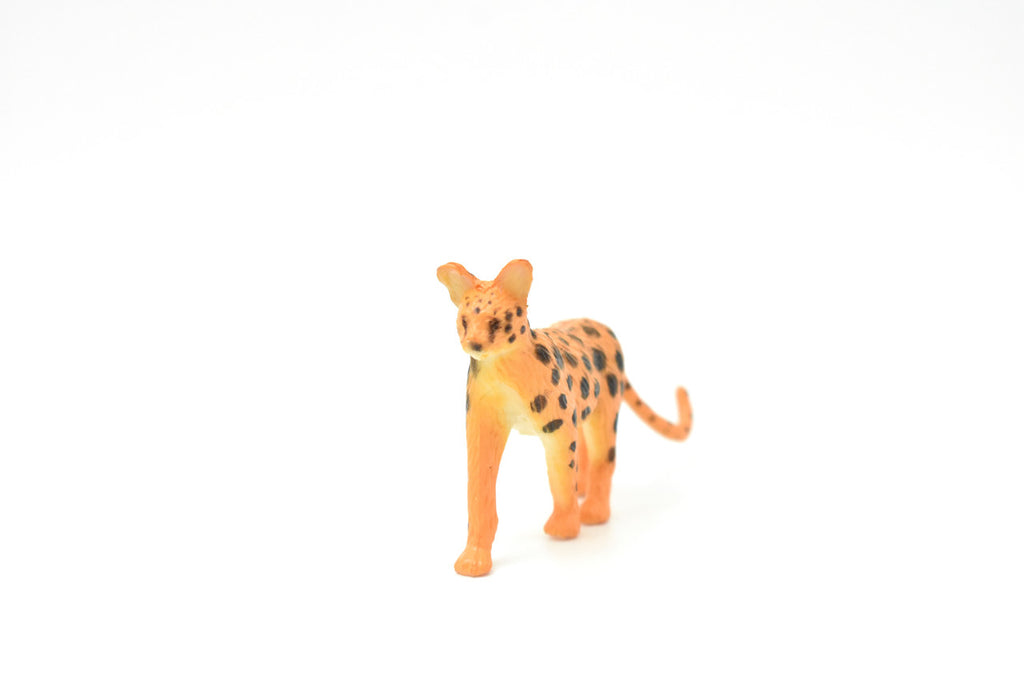Serval Cat, Plastic Replica 3"L x 1.7"T ~ F4445 B55