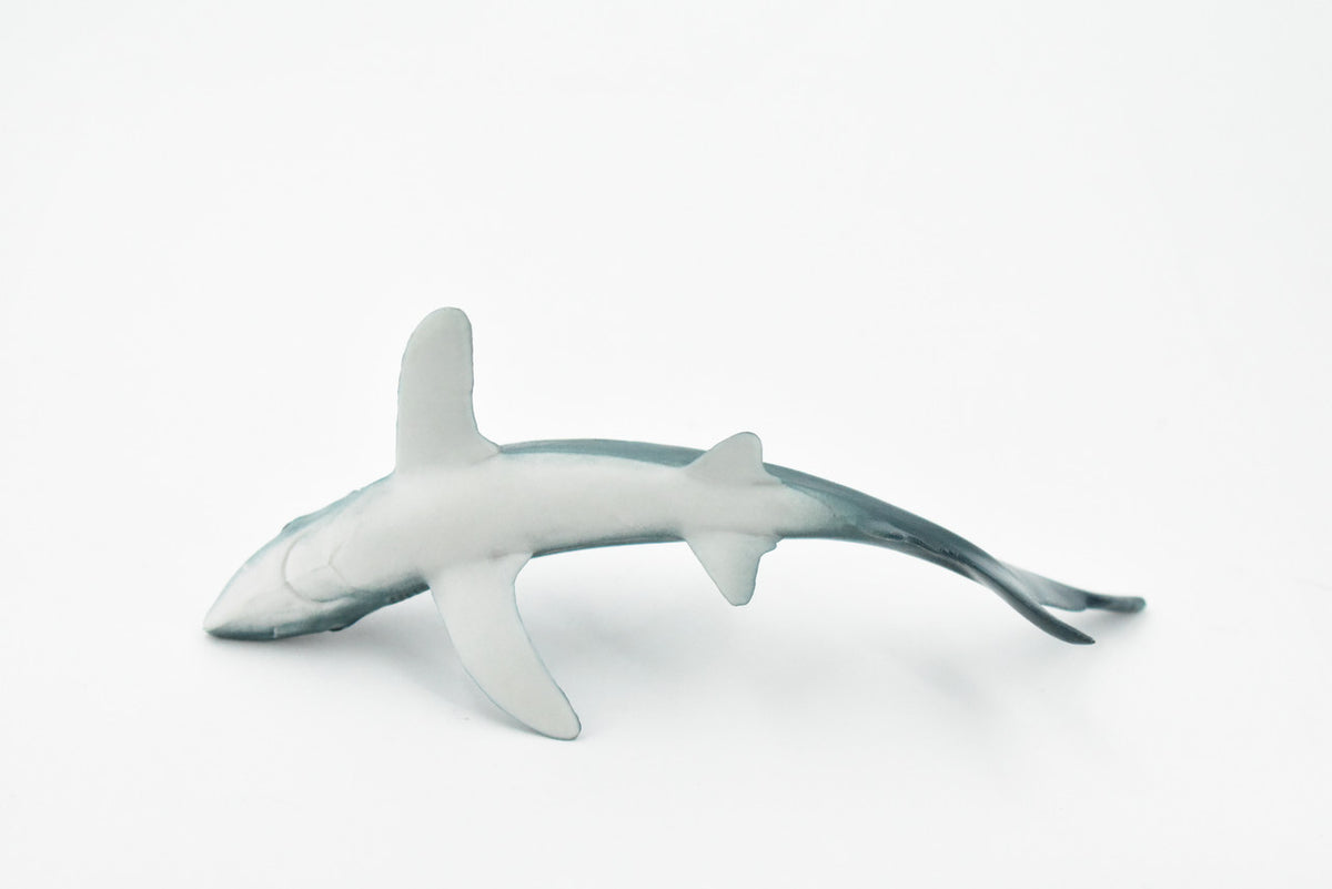 Blue Shark, Blue pointer, Museum Quality, Hand Painted, Educational, Rubber Fish, Diorama Model, Replica, Realistic Toy Figure, Kids,  Gift,    6 Inches.    CH264 BB124