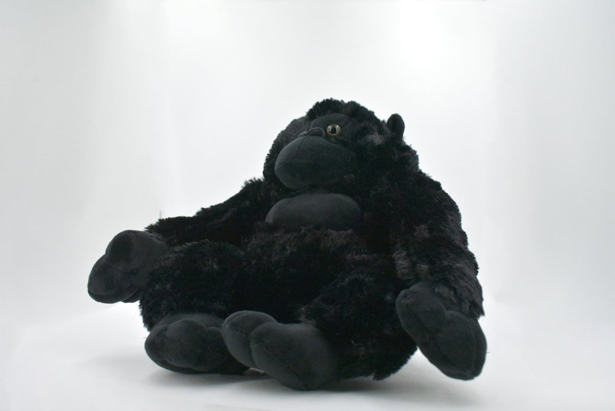 Gorilla, Primates, Stuffed Great Apes, Educational, Plush Toy, Kids, Realistic Figure, Lifelike Model, Replica, Gift,      12"     F1234 B261