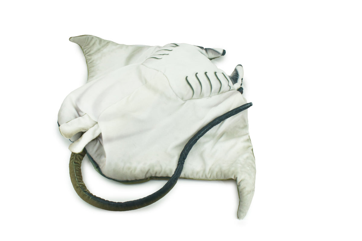 Manta Ray, Devil Fish, Ocean, Marine, Very Nice Plush, Stuffed Animal, Educational, Toy, Kids, Realistic Figure, Educational, Gift,       22"        WR24 BB45
