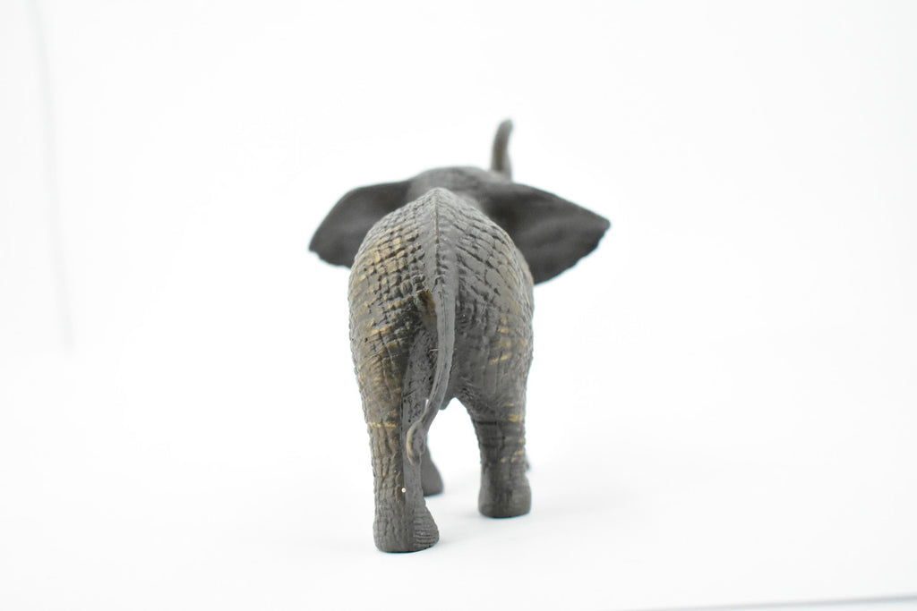 African Elephant, Female, Pachyderms, Museum Quality, Educational, Hand Painted, Rubber Animal, Diorama Model, Kids, Toys, 7 Inches. 