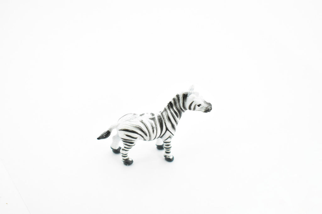 Zebra, Hartmann's, Plastic Toy Animal, Kids Gift, Realistic Figure, Educational Model, Replica, Gift,         2 1/2"       F3551 B17