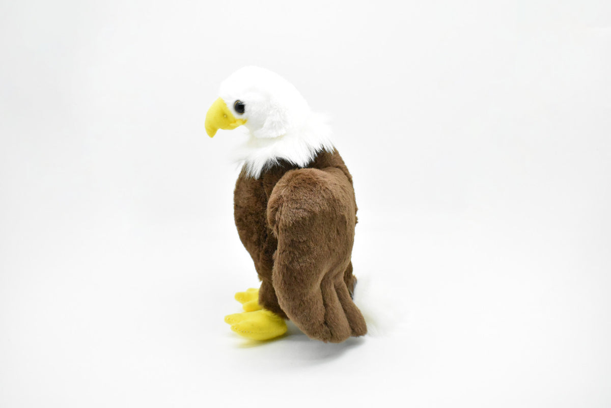 Bald Eagle, Realistic Stuffed Bird Soft Toy Educational Kids Gift Very Nice Plush Animal   10"   F080 BB16