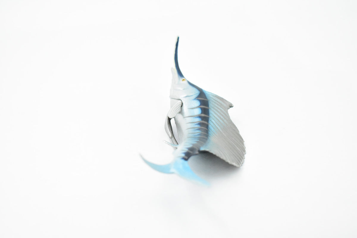 Fish, Sailfish, Billfish, Museum Quality, Hand Painted, Rubber Fish, Realistic Toy Figure, Model, Replica, Kids, Educational, Gift,     7"    CH335 BB133