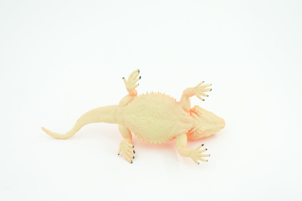 Horny Toad, Horned Lizard, Museum Quality, Educational, Hand Painted, Rubber Reptile, Diorama, Toy, Kids, Gift,  5 Inches.  CH753 BB183
