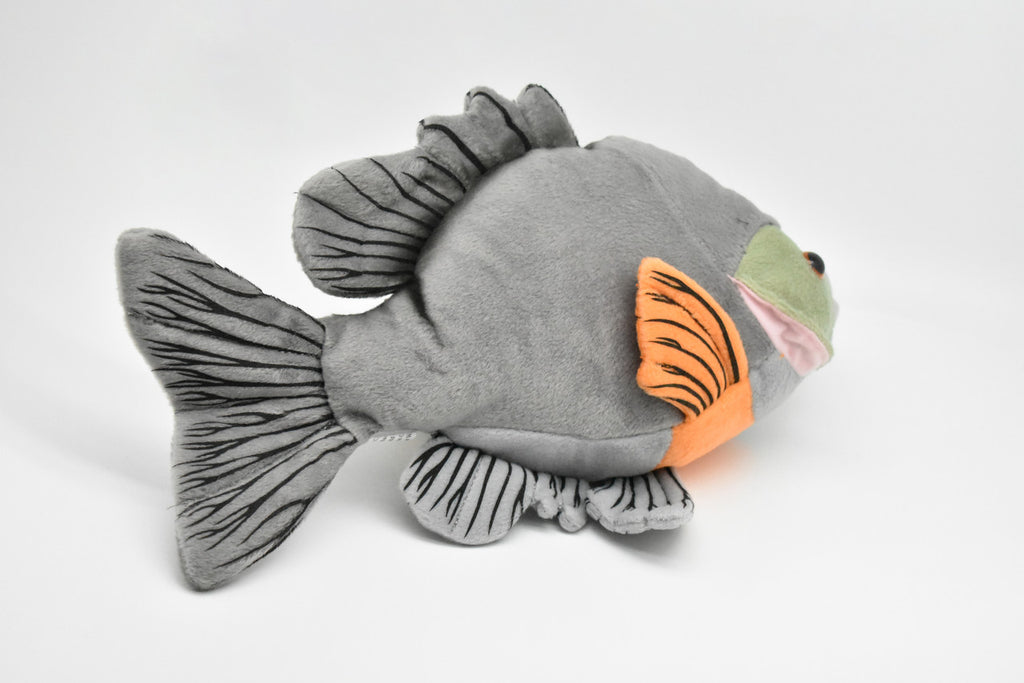 Bluegill Plush Toy, Realistic Stuffed Animal, Sunfish, Bream, Soft Plush Fish, Stuffed Fish, Educational, Toy, Kids, Fishing Gift,     12 1/2"    F2411 BB54