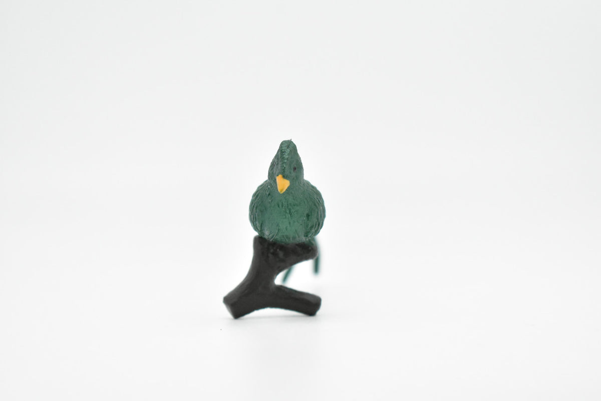Quetzal, Resplendent, Bird, Very Nice Plastic Reproduction, Hand Painted    4"    F3016 B109