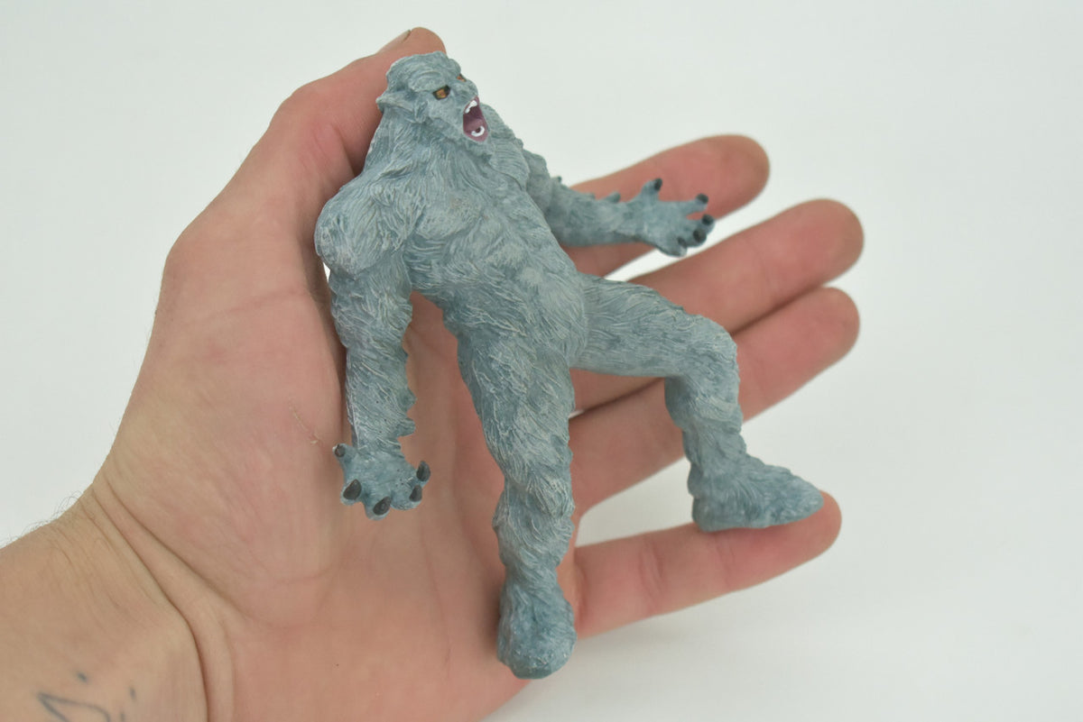 Abominable Snowman, Yeti, Himalayan Mountain Ape, High Quality, Hand Painted, Rubber, Realistic, Figure, Model, Replica, Toy, Kids, Educational, Gift,  4 1/2"  CH728 BB177