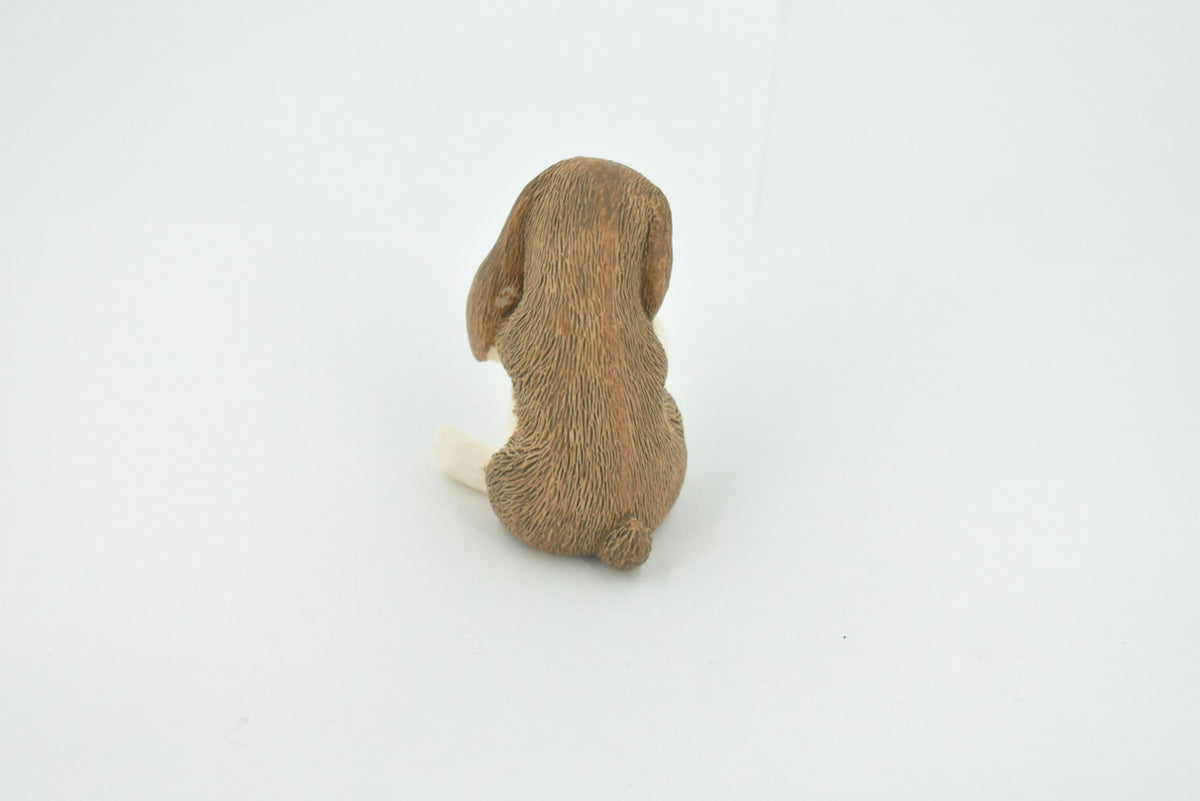 Rabbit, Lop Ear, Floppy Eared rabbit, Museum Quality, Hand Painted, Realistic, Rubber, Animal, Figure, Model, Toy, Kids, Educational, Gift,      2 1/2"      CH677 BB171