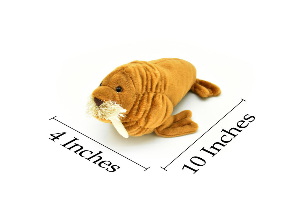 Walrus, Very Nice Plush Animal   10 inches long   -   F3554 B221