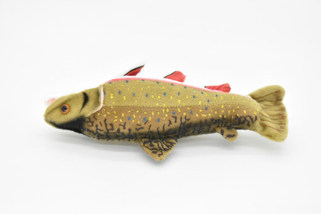 Brook Trout Plush Toy, Realistic Stuffed Animal, Brookie, Soft Plush Fish, Stuffed Fish, Educational, Toy, Kids, Gift,         10"         F4332 BB61
