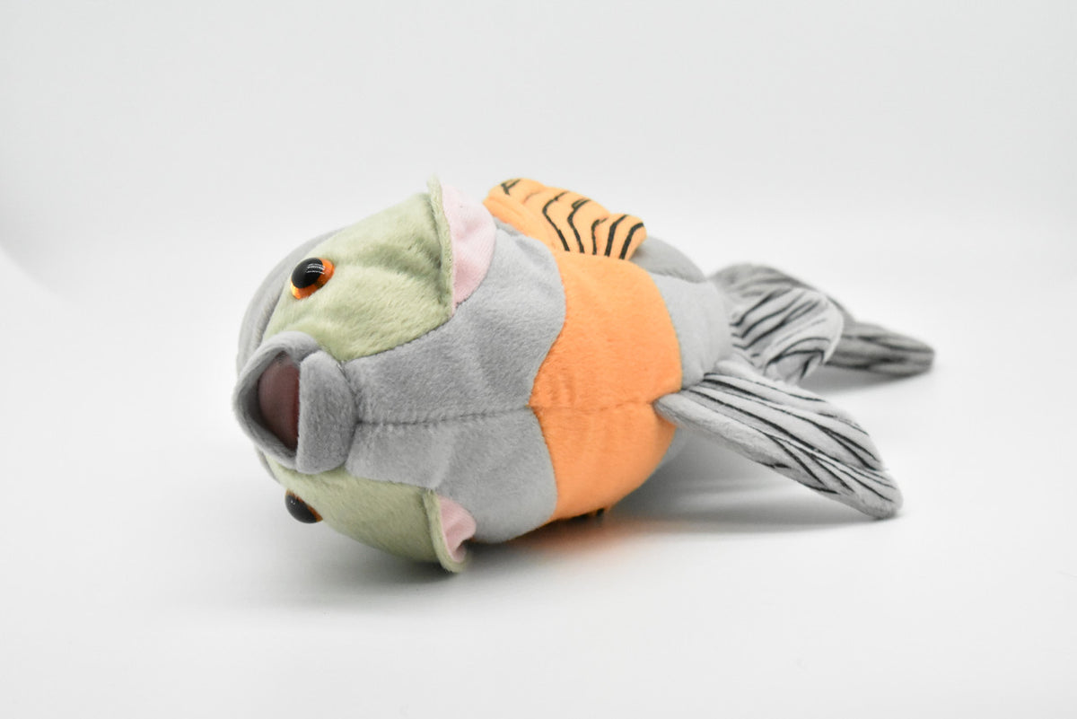 Bluegill Plush Toy, Realistic Stuffed Animal, Sunfish, Bream, Soft Plush Fish, Stuffed Fish, Educational, Toy, Kids, Fishing Gift,     12 1/2"    F2411 BB54