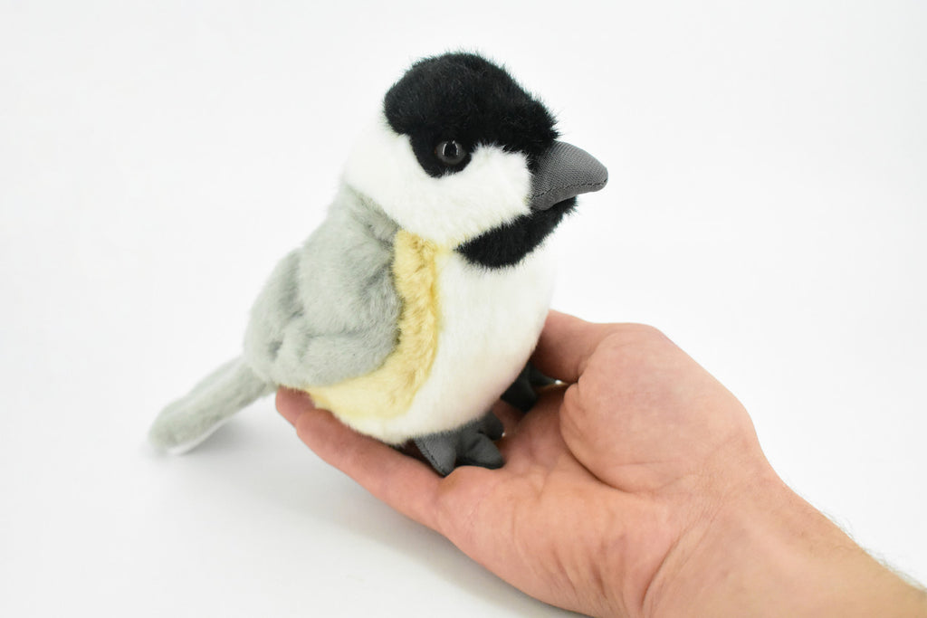 Chickadee, Bird, Realistic, Lifelike, Stuffed, Bird, Soft, Toy, Educational, Animal, Kids, Gift, Very Nice Plush Animal       6"