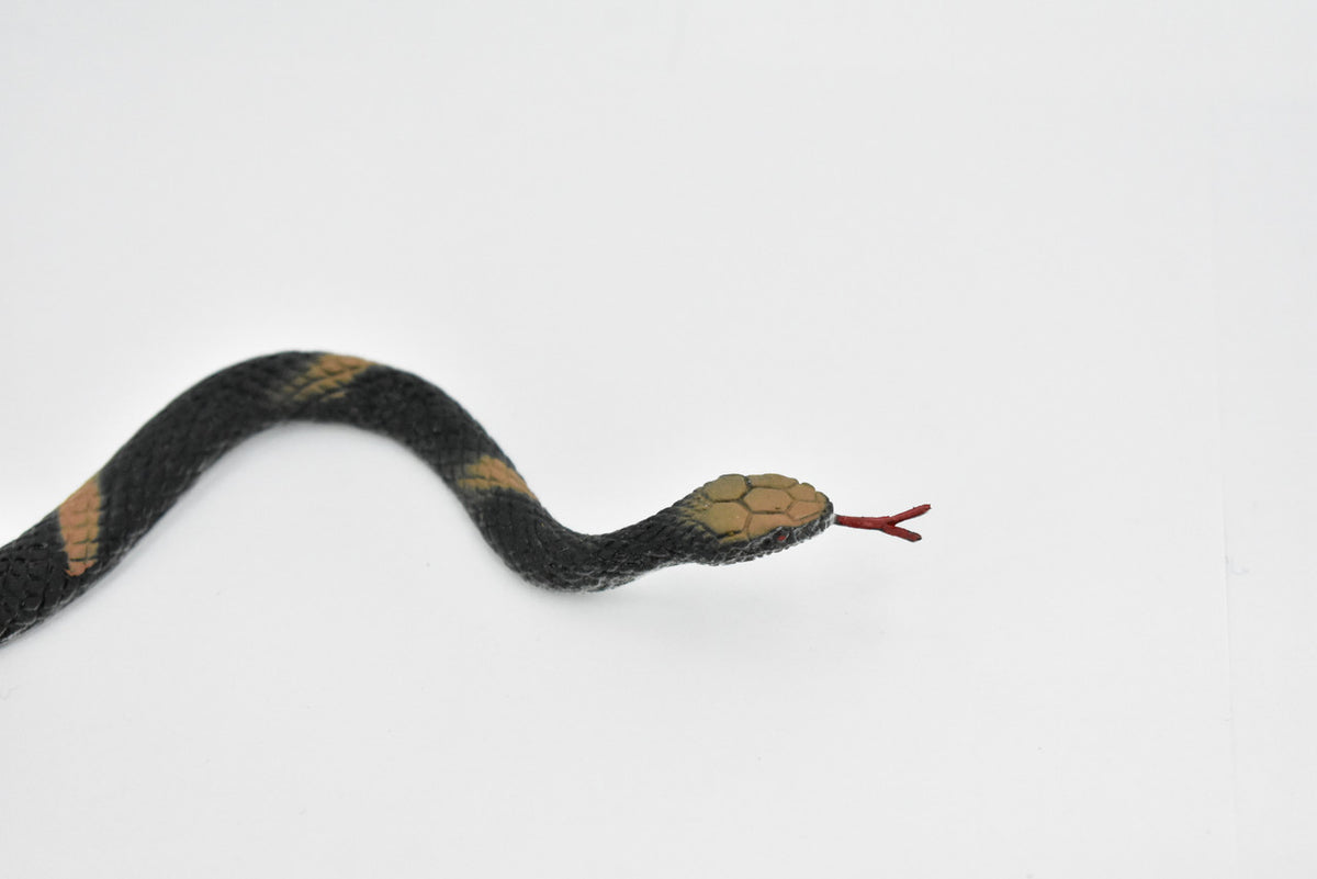 Copperhead Snake, Copper Head, Rattlesnake, Rubber Reptile, Educational, Realistic Hand Painted, Figure, Lifelike, Model, Figurine, Replica, Gift, Toy,   10 Inches   F3596 B363