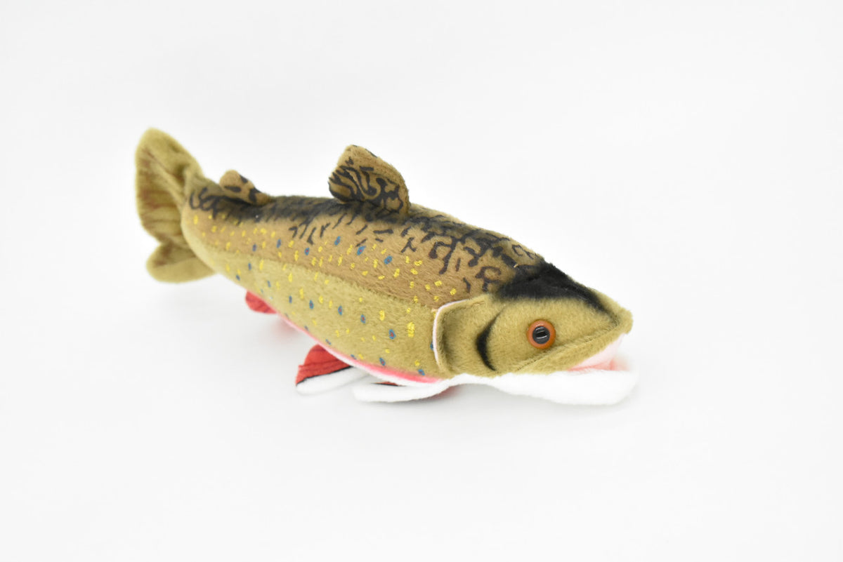Brook Trout Plush Toy, Realistic Stuffed Animal, Brookie, Soft Plush Fish, Stuffed Fish, Educational, Toy, Kids, Gift,         10"         F4332 BB61