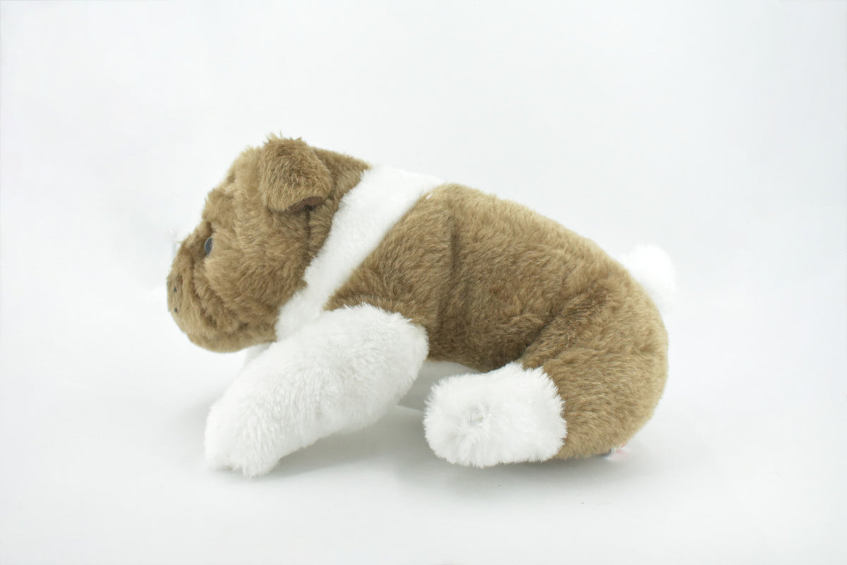 Bull Dog, English Bulldog, Stuffed Canine, Educational, Plush Toy, Kids, Realistic Figure, Lifelike Model, Replica, Gift,       9"     F1235 B261