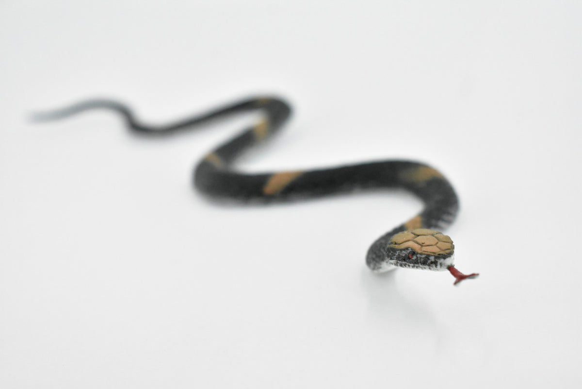 Copperhead Snake, Copper Head, Rattlesnake, Rubber Reptile, Educational, Realistic Hand Painted, Figure, Lifelike, Model, Figurine, Replica, Gift, Toy,   10 Inches   F3596 B363
