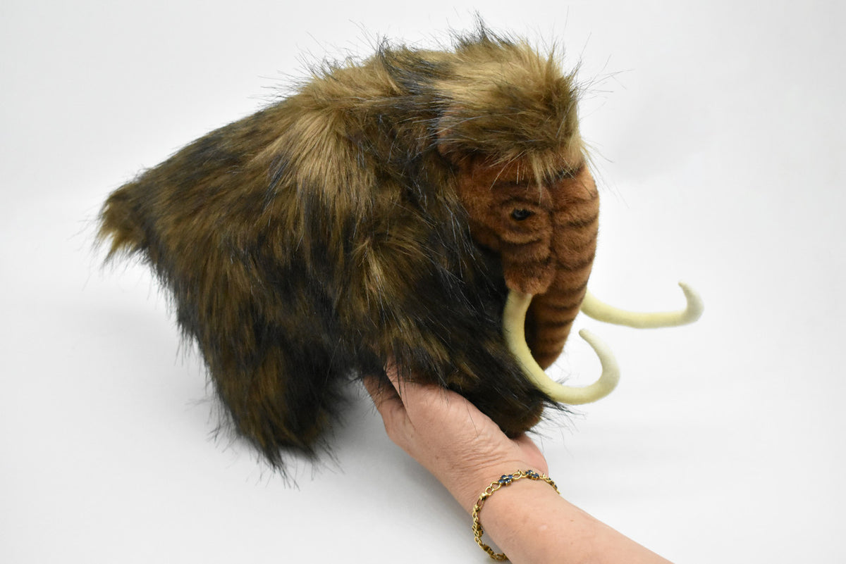 Woolly Mammoth, Calf, Super Soft Plush Stuffed Animal Toy     12"     F1225 B417