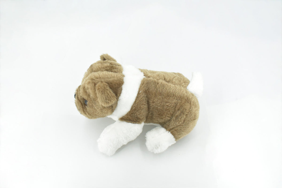 Bull Dog, English Bulldog, Stuffed Canine, Educational, Plush Toy, Kids, Realistic Figure, Lifelike Model, Replica, Gift,       9"     F1235 B261