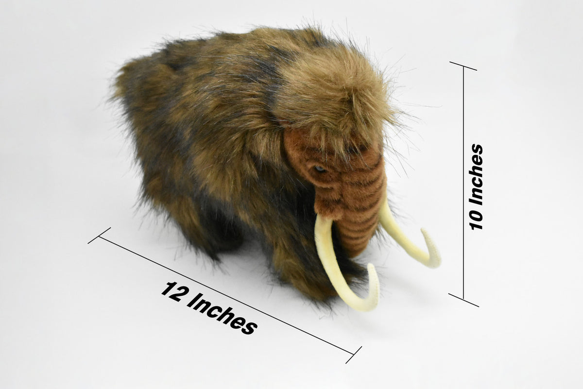 Woolly Mammoth, Calf, Super Soft Plush Stuffed Animal Toy     12"     F1225 B417