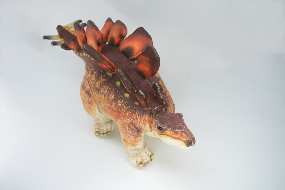 Stegosaurus Dinosaur, Late Jurassic period, Very Nice Plush, Stuffed Dinosaur, Educational, Realistic Figure, Gift,      20"    WR15 BB315