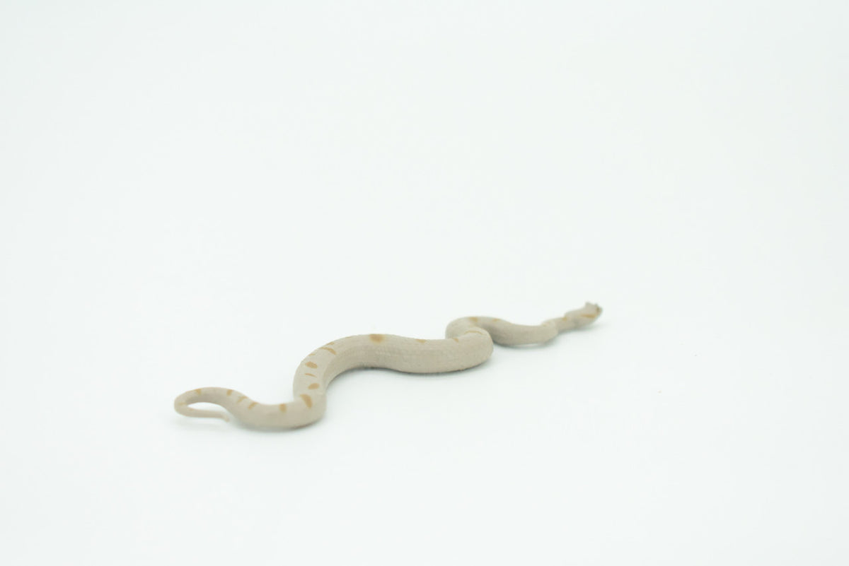 Snake, Horned Viper, Hand Painted, Educational, Rubber Snake, Realistic Figure, Lifelike Model, Figurine, Replica, Gift,    3"   SF21 B45