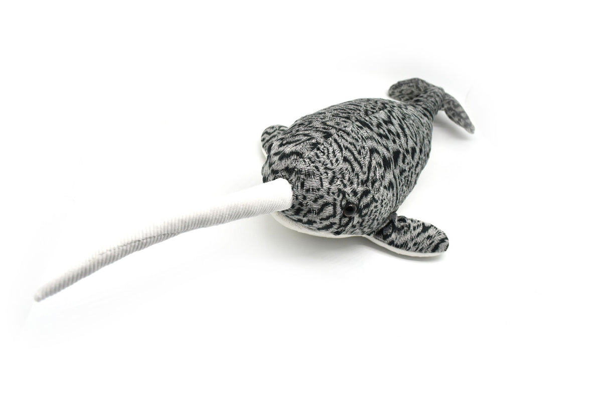 Narwhal Whale, Very Nice Plush Animal  24"  ~  F4358 B467