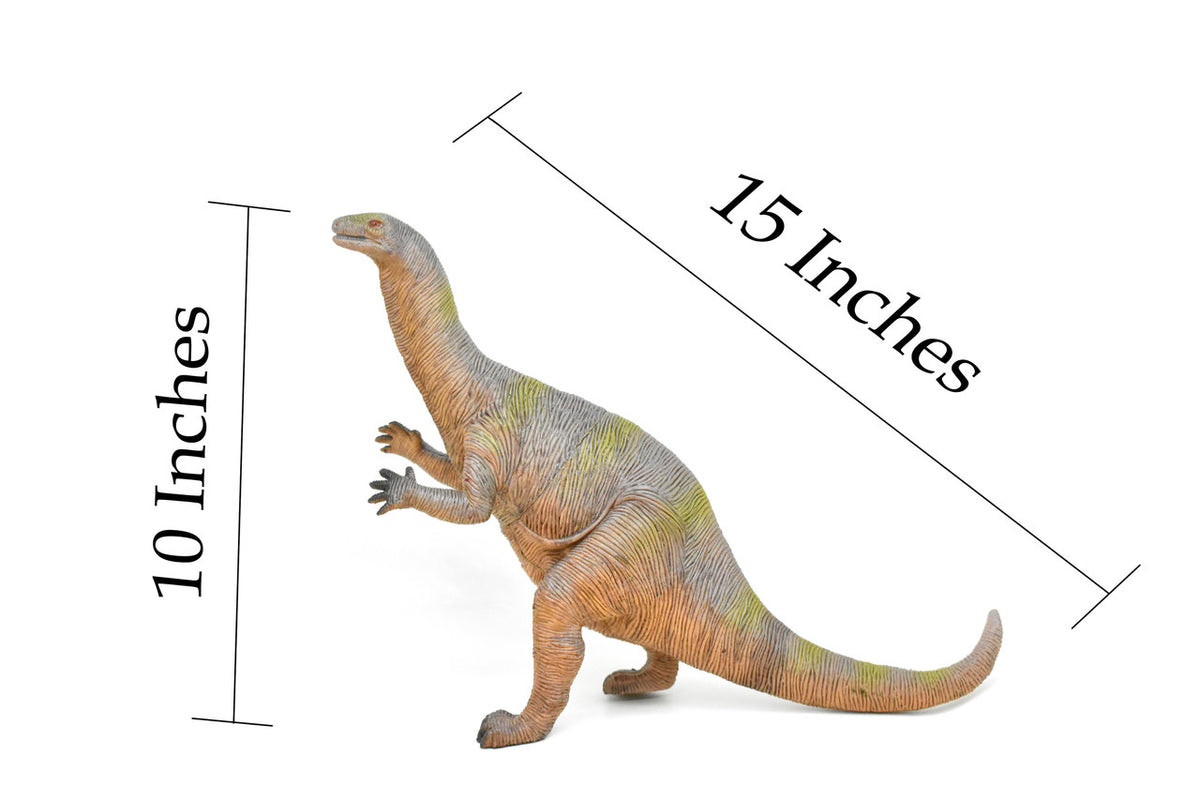 Plateosaurus, Dinosaur, Triassic period, Museum Quality, Realistic, Educational, Hand Painted, Lifelike Design, Diorama Model, Replica, Toy,  15 Inches 