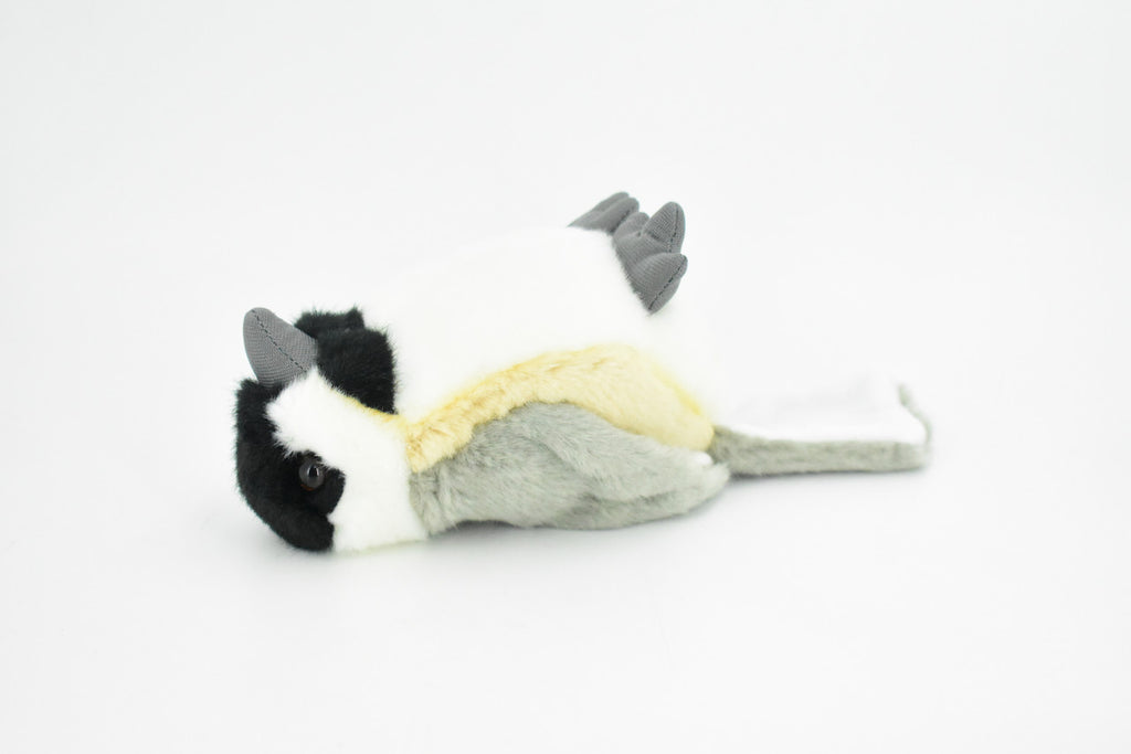 Chickadee Plush Toy, Realistic Stuffed Animal, Bird, Lifelike, Stuffed Bird, Soft, Toy, Educational, Kids, Gift        6"         F4009 BB53