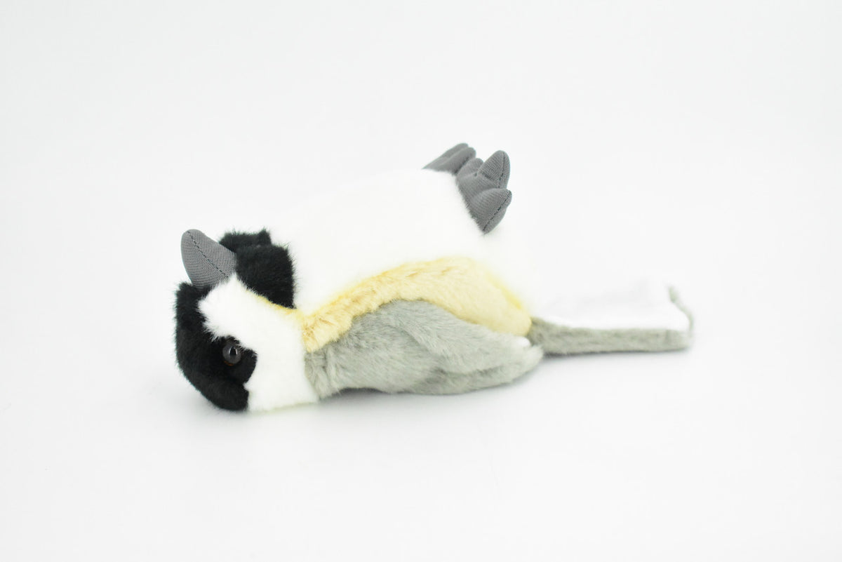 Chickadee Plush Toy, Realistic Stuffed Animal, Bird, Lifelike, Stuffed Bird, Soft, Toy, Educational, Kids, Gift        6"         F4009 BB53