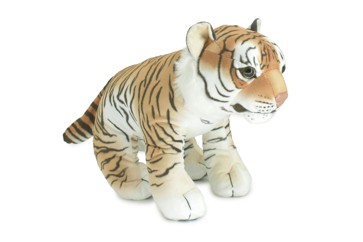 Tiger, Panthera tigris, Bengal, Asia, Very Nice Plush, Stuffed Animal, Educational, Toy, Kids, Realistic Figure, Educational, Gift,        15"       WR21 BB26