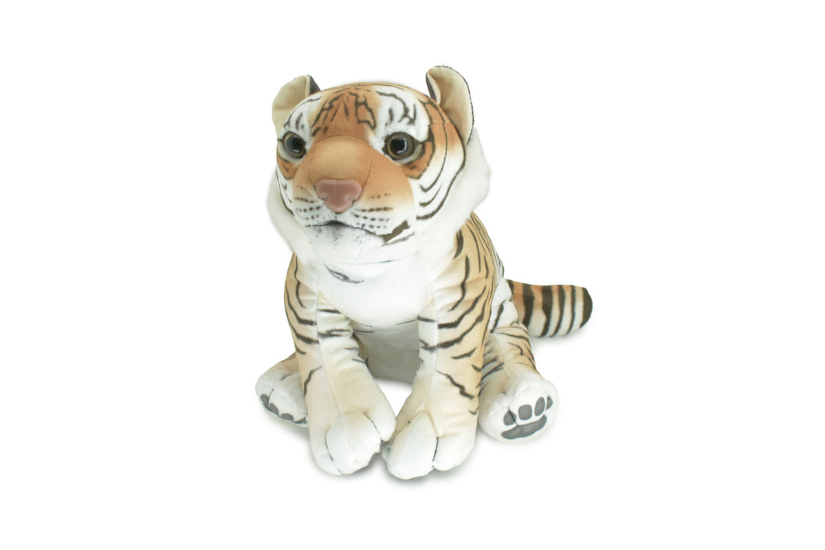 Tiger, Panthera tigris, Bengal, Asia, Very Nice Plush, Stuffed Animal, Educational, Toy, Kids, Realistic Figure, Educational, Gift,        15"       WR21 BB26