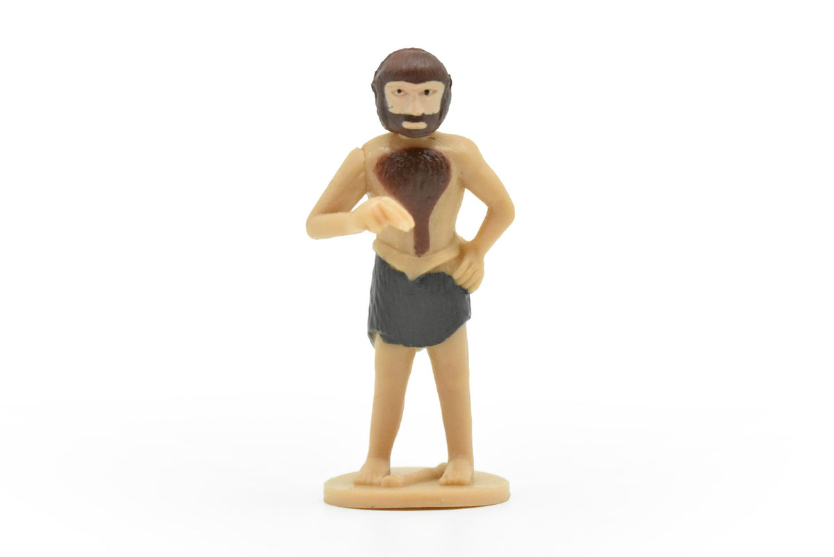 Prehistoric Man, Caveman, Doing Sign Language, Very Nice Plastic Reproduction 2 3/4"   F4461 B222