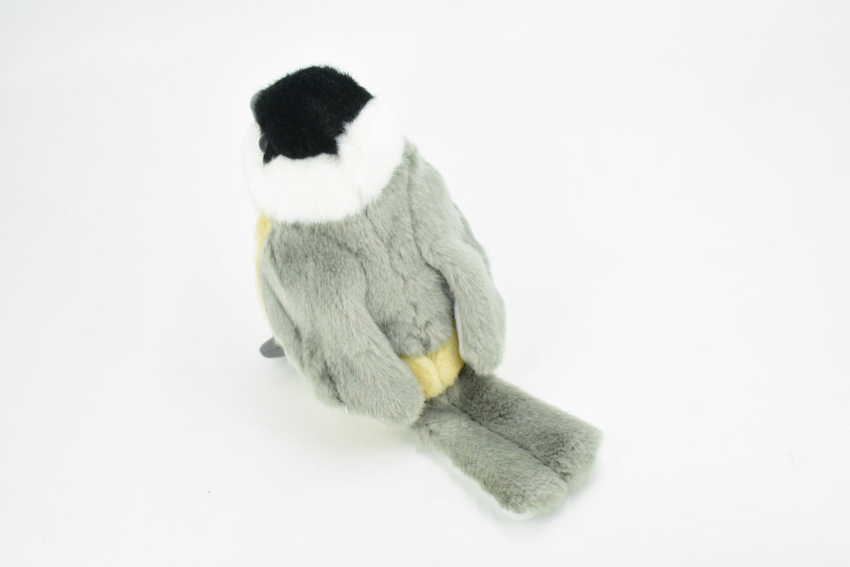 Chickadee Plush Toy, Realistic Stuffed Animal, Bird, Lifelike, Stuffed Bird, Soft, Toy, Educational, Kids, Gift        6"         F4009 BB53