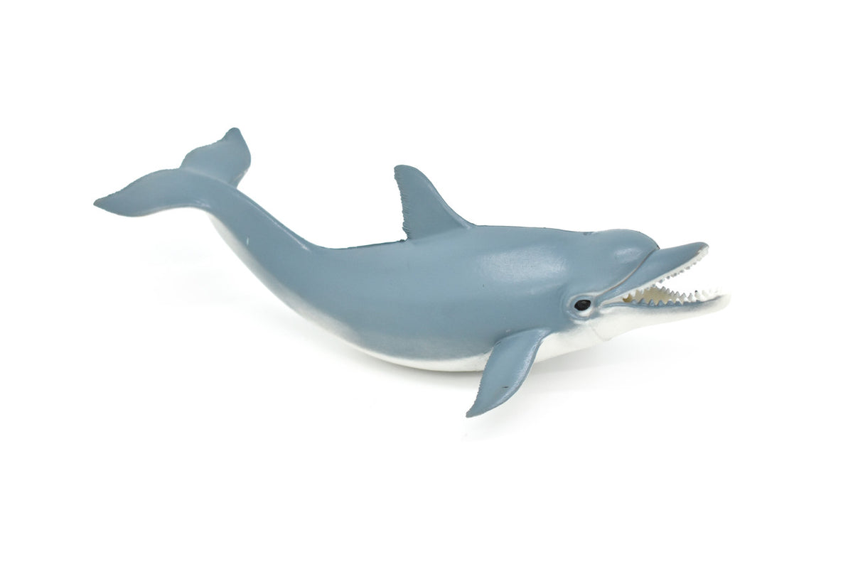 Dolphin, Porpoise, Bottlenose, Marine Mammal, Soft Rubber, Realistic, Figure, Model, Toy, Kids, Educational,     9 Inches.