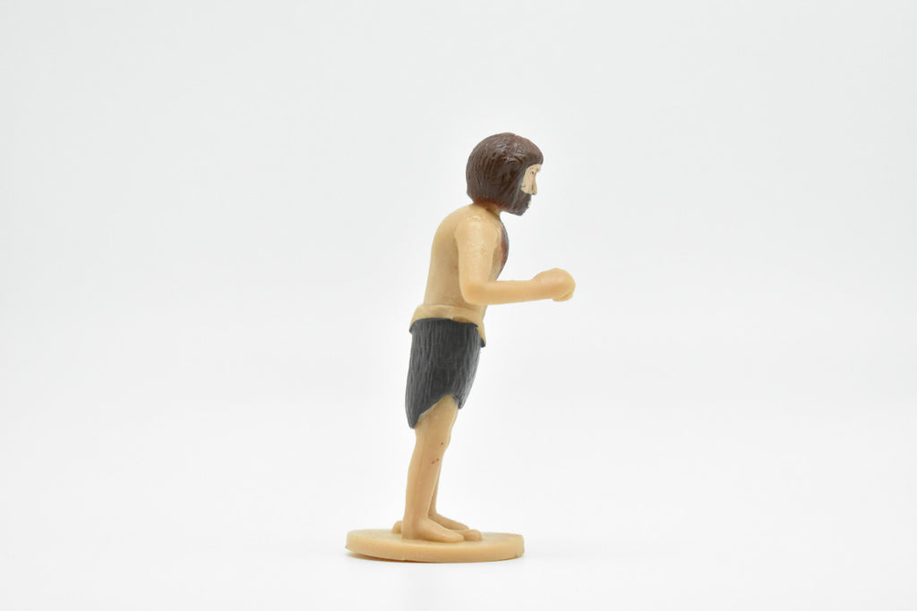Prehistoric Man, Caveman, Doing Sign Language, Very Nice Plastic Reproduction 2 3/4"   F4461 B222