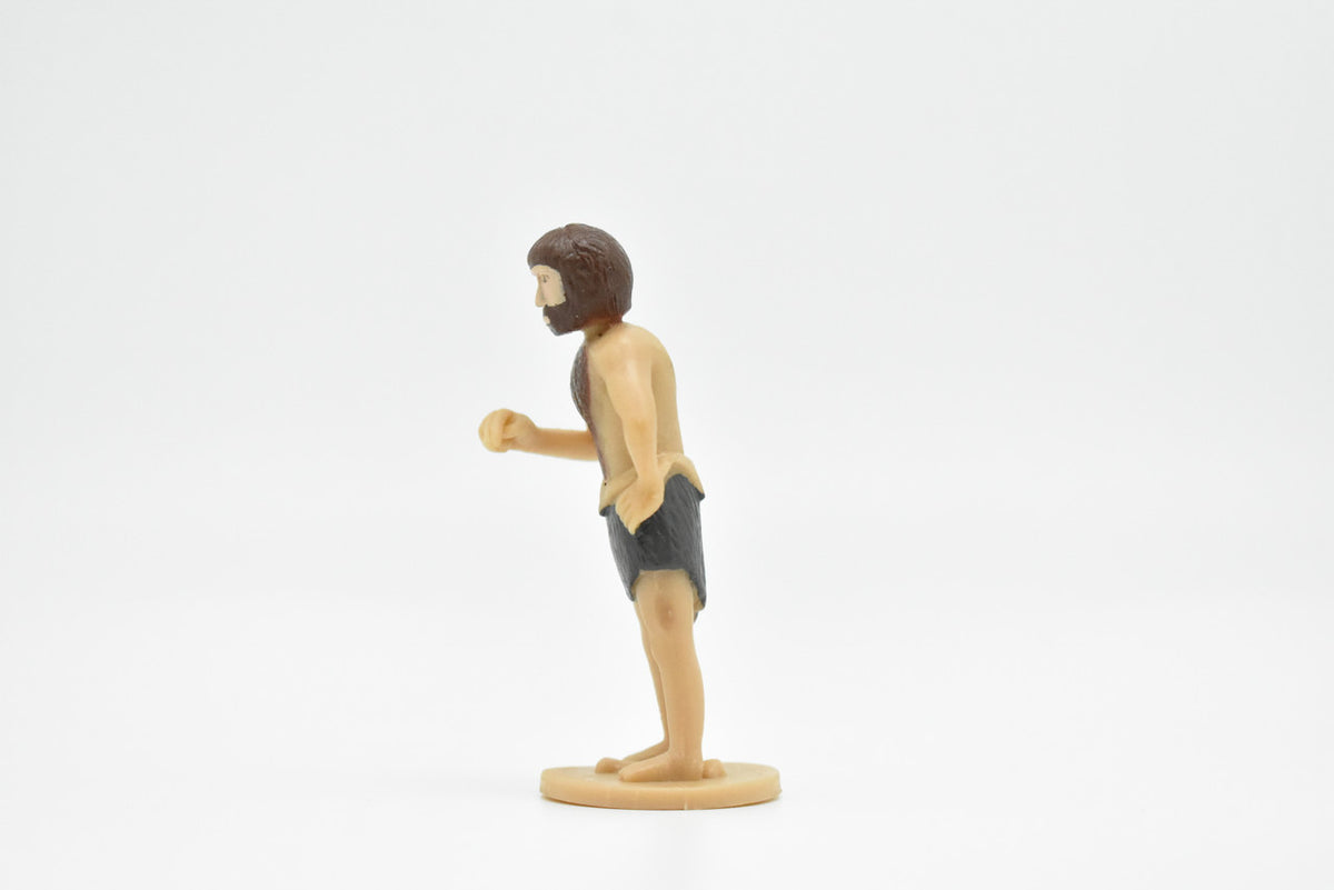 Prehistoric Man, Caveman, Doing Sign Language, Very Nice Plastic Reproduction 2 3/4"   F4461 B222