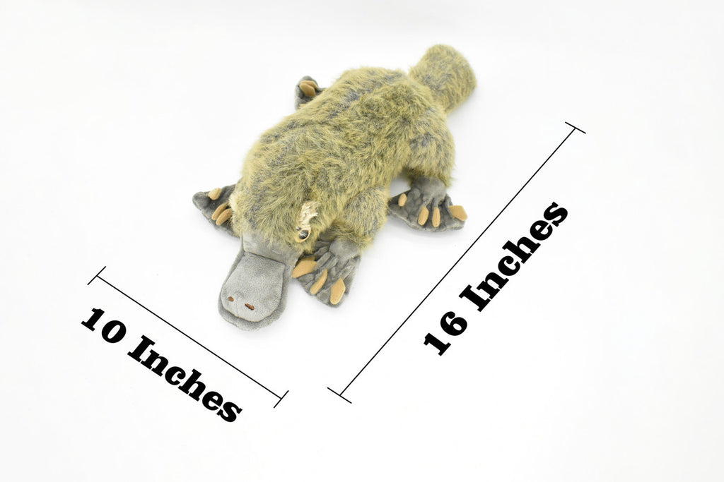 Platypus, Duckbill, Realistic Cute Stuffed Australian Animal Plush Toy Kids Educational Gift      16" x 10"      F4318 B422