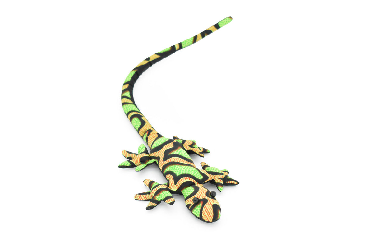 Lizard, Reptiles, Green, HandMade In Thailand, Sand Creatures, Paper Weight, Bean Bag, Cornhole, Game, Toy, Kids, Educational, 16 Inches.