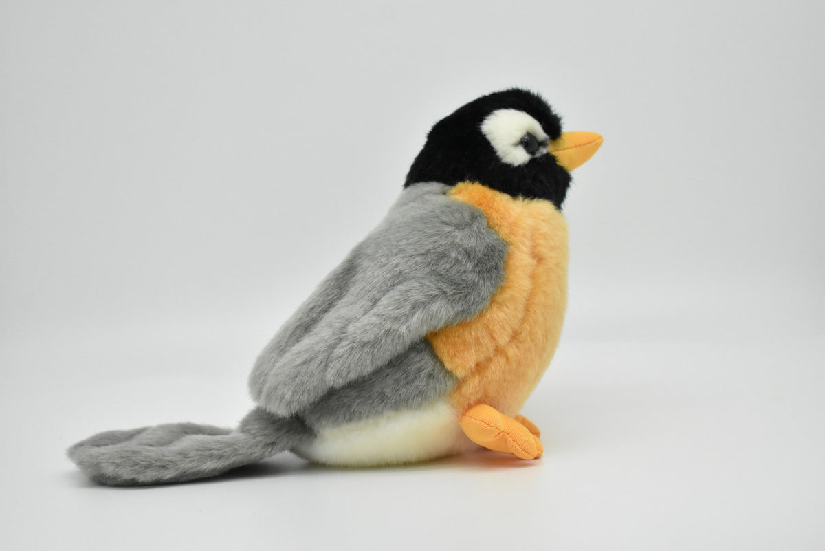 Robin Plush Toy, Realistic Stuffed Animal, Bird, Lifelike, Stuffed Bird, Soft, Toy, Educational, Kids, Gift, Soft Plush Bird,       8"      F4004 BB53