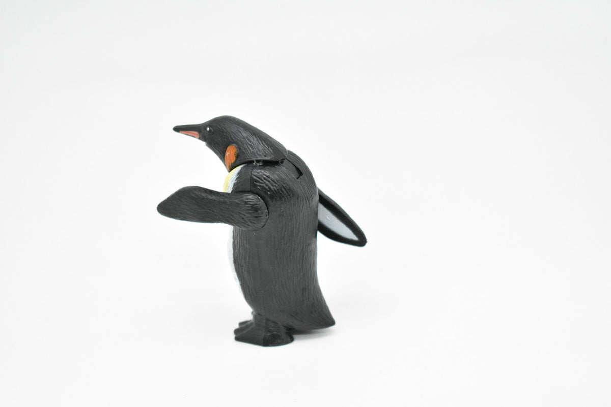 Penguin, Emperor, Movable Parts, Very Nice Plastic Design, Educational, Diorama, Realistic Figure, Lifelike, Replica, Toy, Kids, Gift,  3 Inches.   CWG57 B179