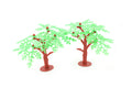 Tree, Perennial Plant 2 Pack,  Educational, Toy, Kids, Realistic Figure, Lifelike Model, Figurine, Rubber, Replica, Gift,