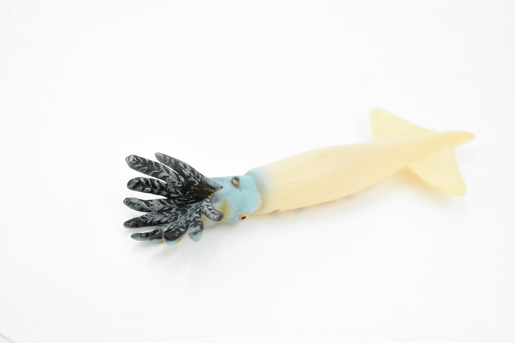 Squid, Reef Squid, Museum Quality, Hand Painted, Rubber, Educational, Realistic, Figure, Lifelike Figurine, Replica, Gift,      6"    CH277 BB125