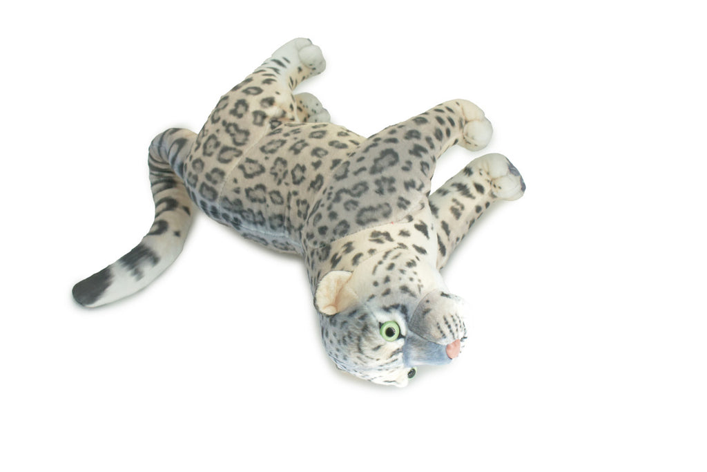 Snow Leopard, Panthera uncia, Mountain Cat, Very Nice Plush, Stuffed Animal, Educational, Toy, Kids, Realistic Figure, Educational, Gift,     24"    WR20 BB23