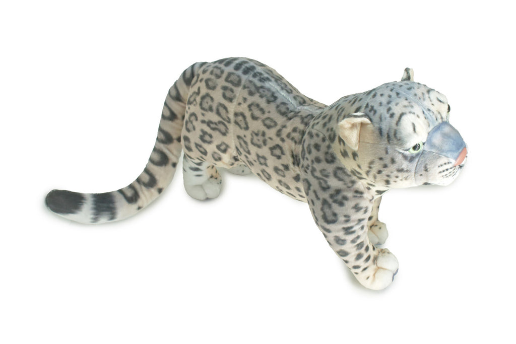 Snow Leopard, Panthera uncia, Mountain Cat, Very Nice Plush, Stuffed Animal, Educational, Toy, Kids, Realistic Figure, Educational, Gift,     24"    WR20 BB23