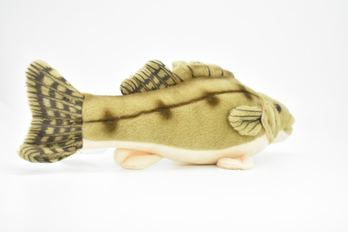 Walleye Plush Toy, Realistic Stuffed Animal, Fish, Pikeperch, Yellow Pike, Soft Plush Fish, Stuffed Fish, Educational, Toy, Kids, Fishing Gift,   10"    F2003 BB60