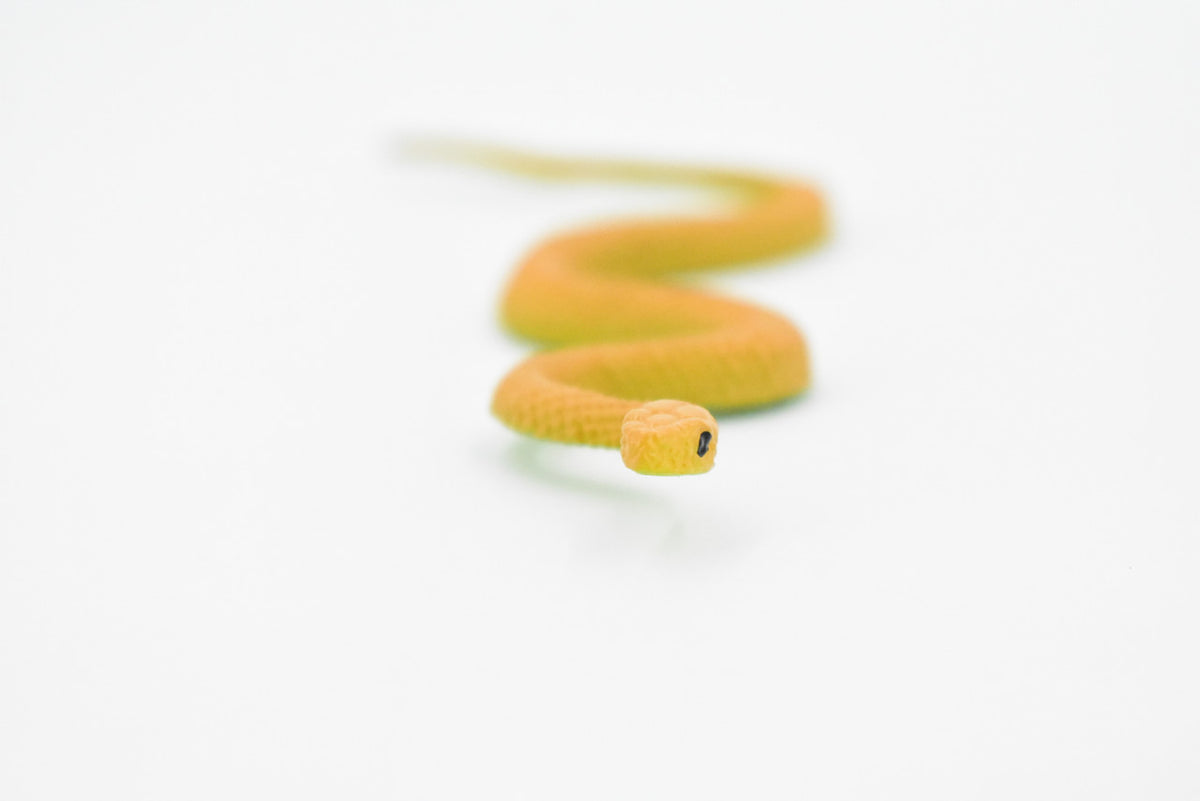 Snake, king Brown Snake, Mulga, Rubber Reptile, Educational, Realistic Hand Painted, Figure, Lifelike Model, Figurine, Replica, Gift,       4 1/2"       F3464 B360