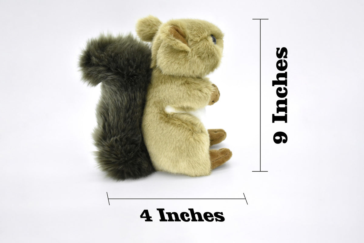 Squirrel, Realistic, Lifelike, Stuffed, Soft, Toy, Educational, Animal, Kids, Gift, Very Nice Plush Animal       8 1/2" 